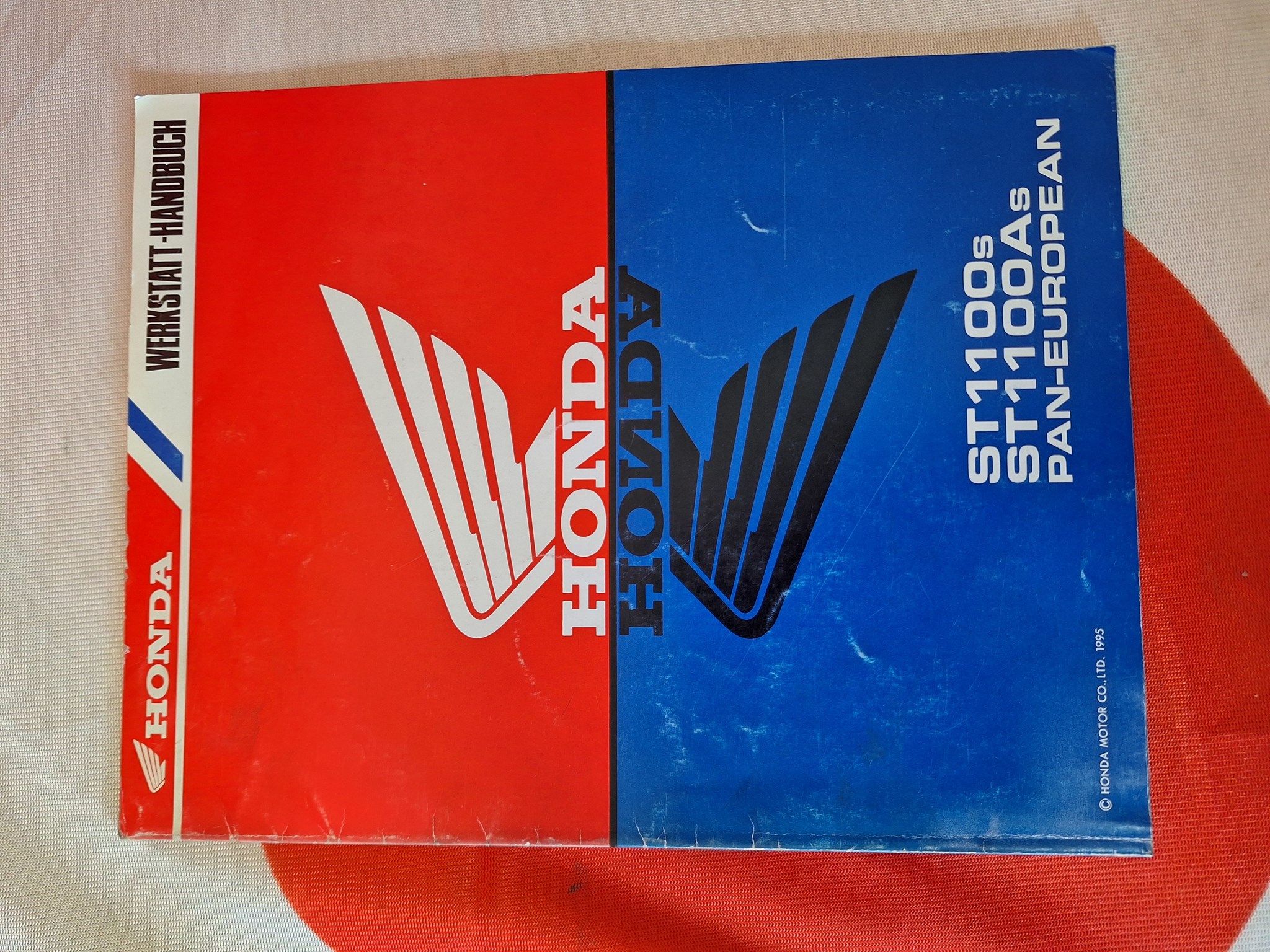 Picture of Werkstatthandbuch Nachtrag Honda  ST1100S